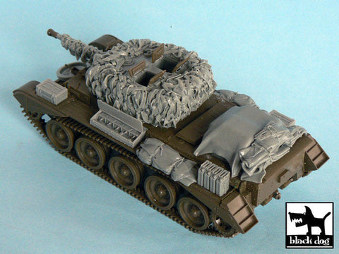 ブラックドッグ T48047 1/48 イギリス クロムウェル戦車 麻布テープ・カモフラージュネット