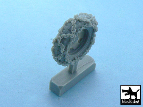 ブラックドッグ T48057 1/48 ドイツ シュタイヤー1500A/01用乗用車 チェーンホイールセット