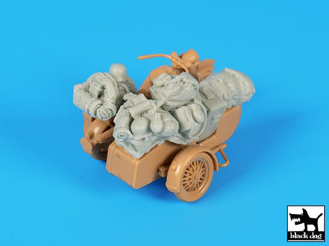 ブラックドッグ T48070  1/48  ドイツのオートバイ + サイドカー  (タミヤ用)