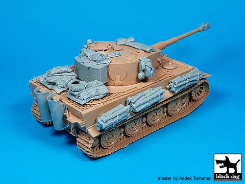 ブラックドッグ T48071  1/48 ドイツ タイガー I アクセサリーセット (タミヤ用)