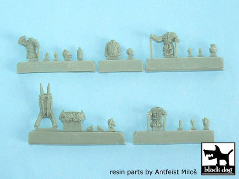 ブラックドッグ T72012 1/72 アメリカ軍 戦車クルー＆民間人