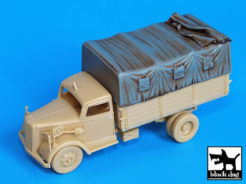 ブラックドッグ T72019 1/72 オペルブリッツ用キャンバス （ アカデミー用）