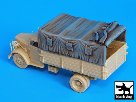 ブラックドッグ T72019 1/72 オペルブリッツ用キャンバス （ アカデミー用）