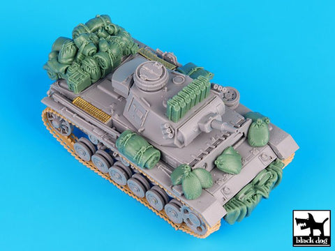 ブラックドッグ T72037 1/72 ドイツ軍 III号戦車N型 ドイツ・アフリカ軍団 アクセサリーセット （ ドラゴン用）