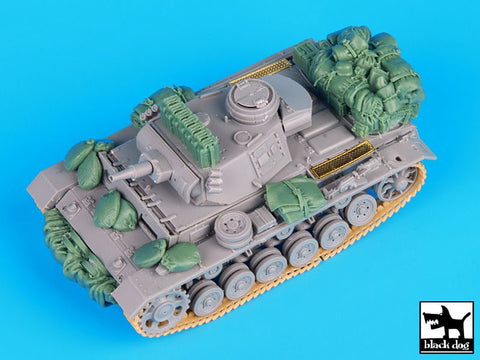 ブラックドッグ T72037 1/72 ドイツ軍 III号戦車N型 ドイツ・アフリカ軍団 アクセサリーセット （ ドラゴン用）