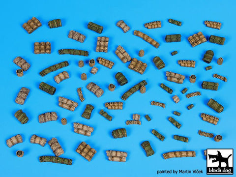 ブラックドッグ T72055 1/72 テント + 寝袋 1 アクセサリーセット