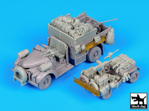 ブラックドッグ T72065 1/72 ブリティッシュ SAS ジープ - シボレー SAS （ ドラゴン用）