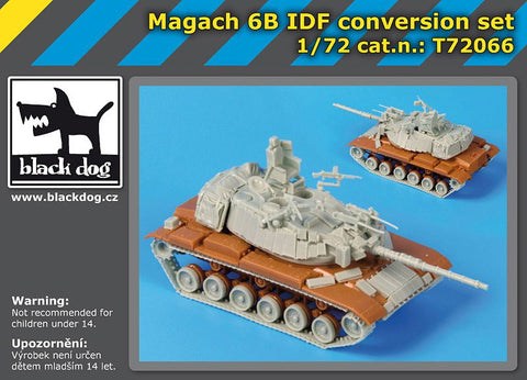 ブラックドッグ T72066 1/72 マガフ 6B イスラエル国防軍 コンバージョンセット （ レベル用）
