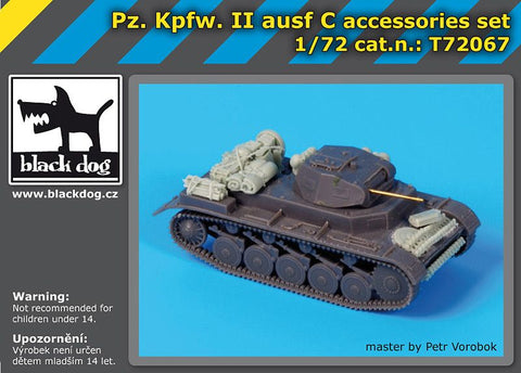 ブラックドッグ T72067 1/72 II号戦車 C 型 アクセサリーセット （ S -model用）