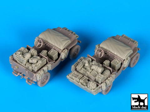 ブラックドッグ T72082 1/72 アメリカ軍 ジープ アクセサリーセット （ ドラゴン用）