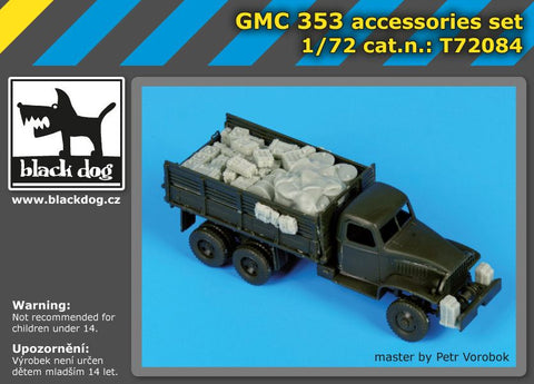 ブラックドッグ T72084 1/72 GMC 353 アクセサリーセット （ アカデミー用）