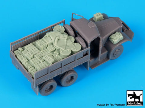 ブラックドッグ T72089 1/72 T 968 カーゴトラック アクセサリーセット （ IBG Models用）