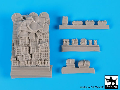 ブラックドッグ T72089 1/72 T 968 カーゴトラック アクセサリーセット （ IBG Models用）
