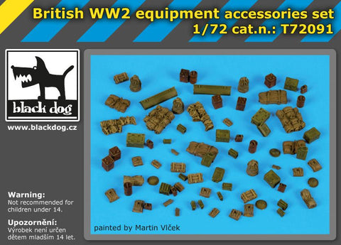 ブラックドッグ T72091 1/72 ブリティッシュ WWII 装備品 アクセサリーセット