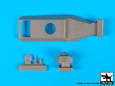 ブラックドッグ T72093 1/72 Sd.Kfz.251 D型 ＆ オチキス ターレット コンバージョンセット （ ドラゴン用）