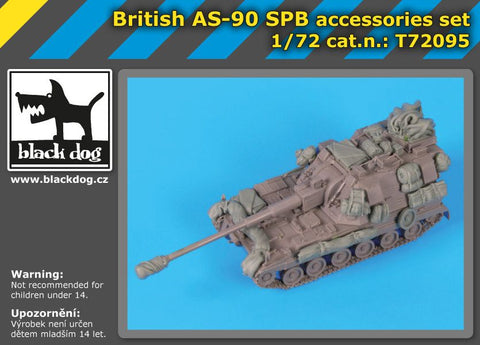 ブラックドッグ T72095 1/72 イギリス軍 AS -90 SPB アクセサリーセット （ トランぺッター用）
