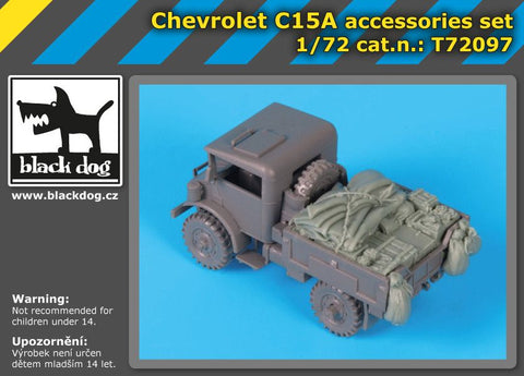ブラックドッグ T72097 1/72 シボレー C15 アクセサリーセット （ IBG Models用）