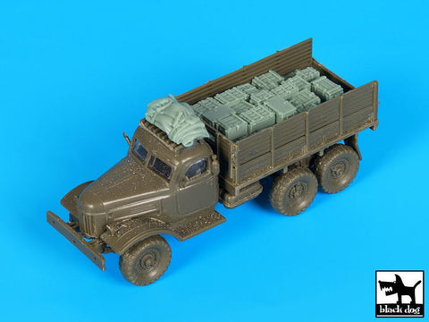 ブラックドッグ T72104 1/72 Zil 157 ソビエト 軍用 トラック アクセサリーセット （ トランぺッター用）