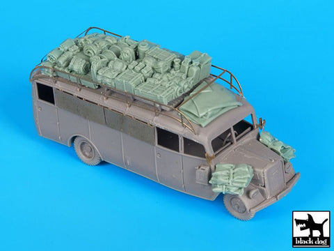 ブラックドッグ T72105 1/72 オペル3.6-47 オムニバス シュタブワーゲン用 アクセサリーセット （ ローデン用）