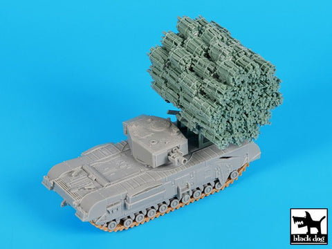ブラックドッグ T72109 1/72 チャーチル MK IV用 粗朶束フレーム （ ドラゴン用）