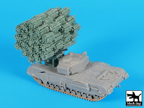 ブラックドッグ T72109 1/72 チャーチル MK IV用 粗朶束フレーム （ ドラゴン用）