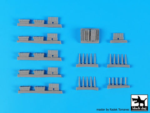 ブラックドッグ T72120 1/72 タイガー I 用弾薬箱