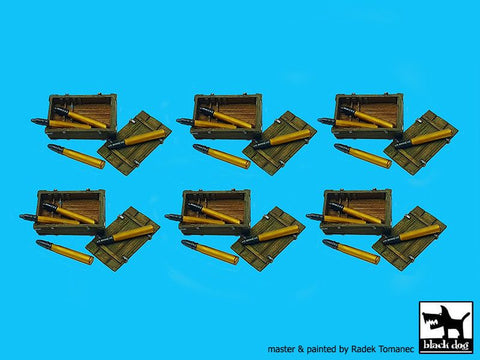 ブラックドッグ T72127 1/72 T34/85 弾薬箱 ＆ 85 mm 弾薬