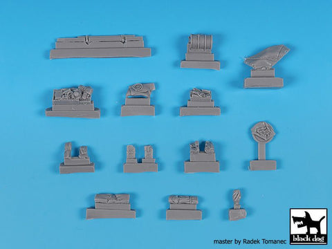 ブラックドッグ T72132 1/72 ヤークトパンサー アクセサリーセット （ズベズダ用）