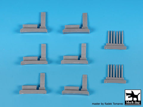 ブラックドッグ T72133 1/72 SU-100 弾薬箱 w/ 100mm対戦車砲 （汎用）