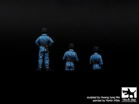 ブラックドッグ T72135 1/72 ロシア WW II 戦車 クルー 夏季 （汎用）