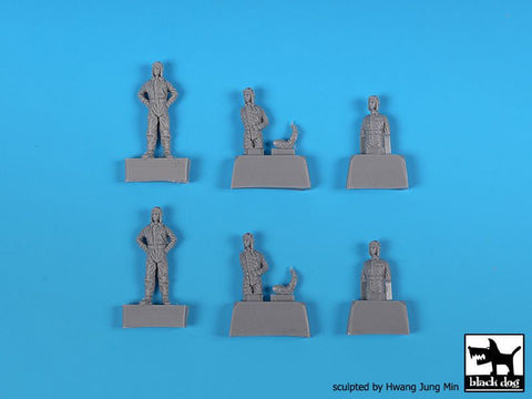 ブラックドッグ T72135 1/72 ロシア WW II 戦車 クルー 夏季 （汎用）