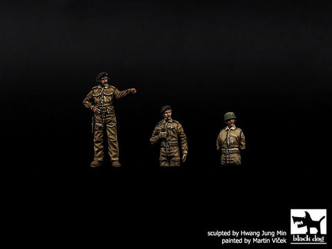 ブラックドッグ T72136 1/72 イギリス WW II 戦車 クルー （汎用）