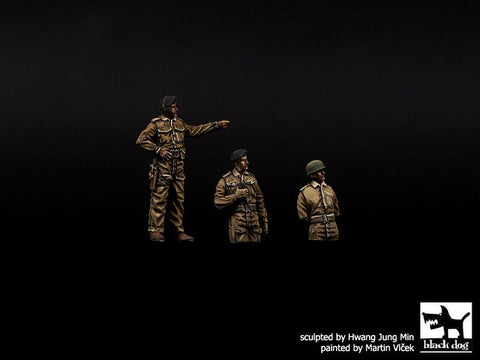 ブラックドッグ T72136 1/72 イギリス WW II 戦車 クルー （汎用）