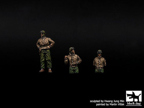 ブラックドッグ T72138 1/72 アメリカ WW II 戦車 クルー （汎用）