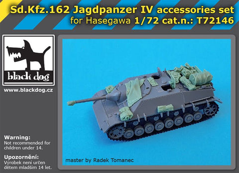 ブラックドッグ T72146 1/72 Sd.Kfz 162 IV号駆逐戦車 アクセサリーセット(ハセガワ用)