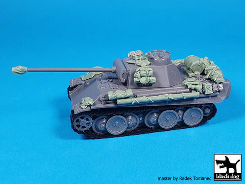 ブラックドッグ T72150 1/72 ドイツ V号戦車 パンサーG型 アクセサリーセット (ハセガワ用)