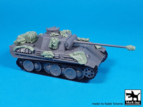 ブラックドッグ T72150 1/72 ドイツ V号戦車 パンサーG型 アクセサリーセット (ハセガワ用)