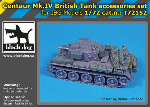 ブラックドッグ T72152 1/72 イギリス巡航戦車 セントーMk.IV アクセサリーセット （ IBG モデルズ用）