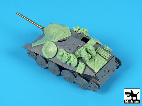 ブラックドッグ T72162 1/72 ヤークトパンサー 38 ヘッツァー アクセサリーセット(ヴェスピッドモデル用)