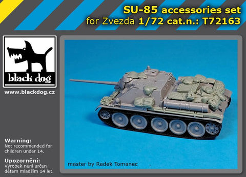 ブラックドッグ T72163 1/72 SU-85 アクセサリーセット(ズベズダ用)