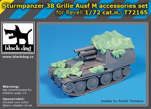 ブラックドッグ T72165 1/72 38(t) 対戦車自走砲 グリレM型 アクセサリーセット (レベル用)