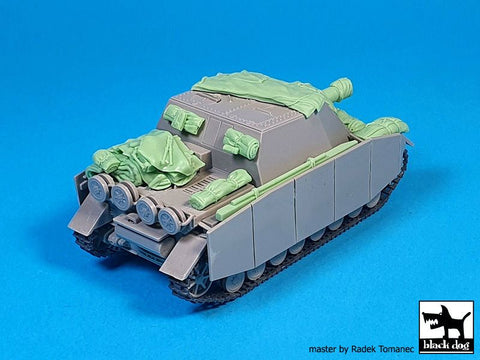 ブラックドッグ T72166 1/72 SD Kfz.166 IV号突撃戦車 ブルムベア アクセサリーセット (イタレリ用)