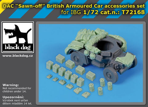 ブラックドッグ T72168 1/72 イギリス DAC Mk.I 装甲車(無砲塔タイプ) アクセサリーセット( IBGモデル用)
