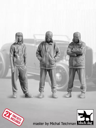 ブラックドッグ T72176 1/72 運転手 / 民間パイロット (3体/2セット)  (汎用)