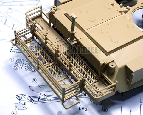 DEFモデル DE35006 1/35 M1A2 SEP エイブラムス TUSK II ベーシックエッチングパーツセット (タミヤ用)