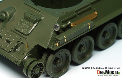 DEFモデル DE35010 1/35 T-34/85 ベーシックエッチングパーツセット (タミヤ/アカデミー/ズベズダ用)