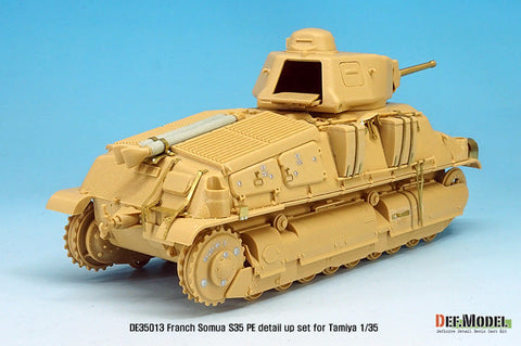 DEFモデル DE35013 1/35 WWII フランス ソミュア S35 ベーシックエッチングパーツセット (タミヤ用)