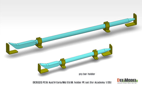 DEFモデル DE35020 1/35 IV号戦車Ｈ型初期-中期 OVMホルダーセット (アカデミー/ 他キット用)