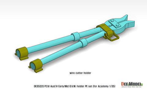 DEFモデル DE35020 1/35 IV号戦車Ｈ型初期-中期 OVMホルダーセット (アカデミー/ 他キット用)
