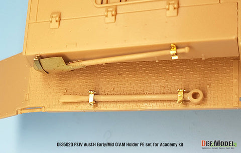 DEFモデル DE35020 1/35 IV号戦車Ｈ型初期-中期 OVMホルダーセット (アカデミー/ 他キット用)